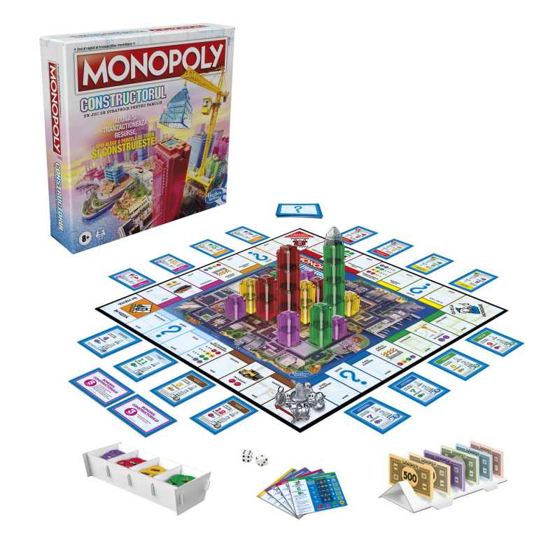 Joc Monopoly - Constructorul, Limba romana