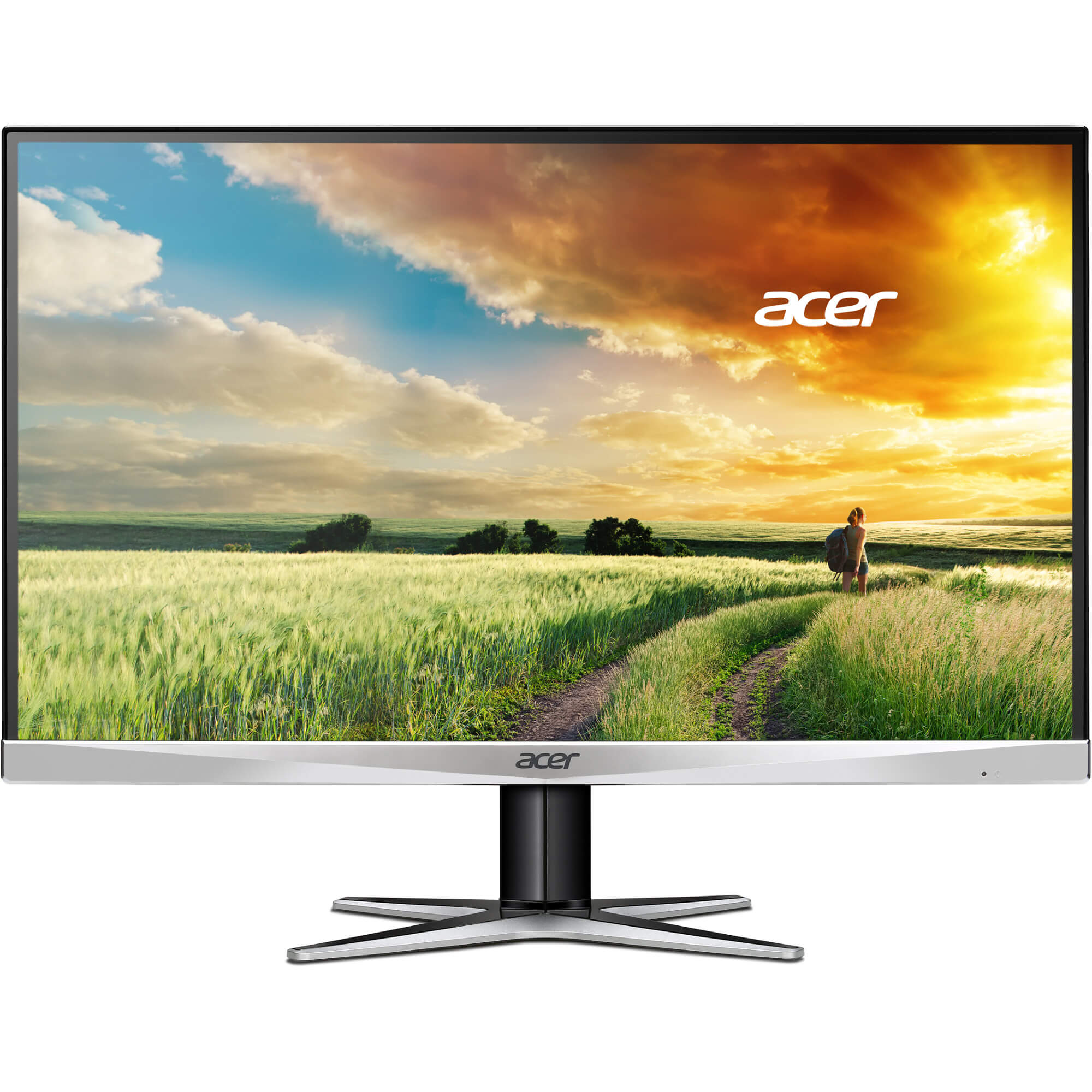  Monitor LED Acer G247HYU, 23.8", WQHD, Argintiu 