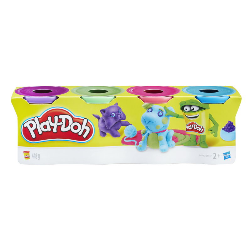 Set plastilina Play-Doh, 4 culori