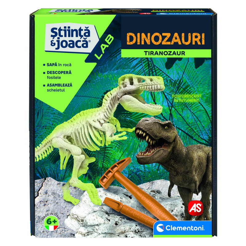 Set de joaca Clementoni - Descopera dinozaurul T-rex