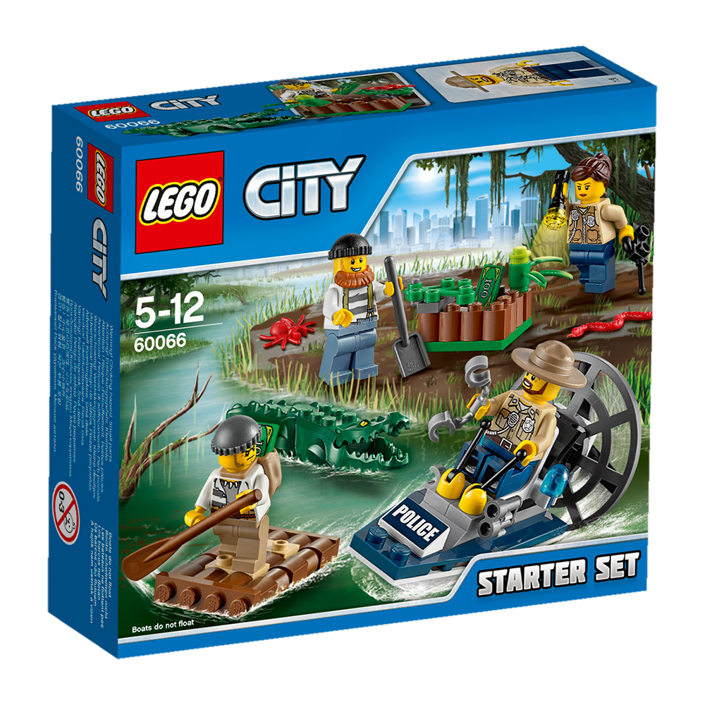  Set de constructie LEGO City Swamp Police Starter 