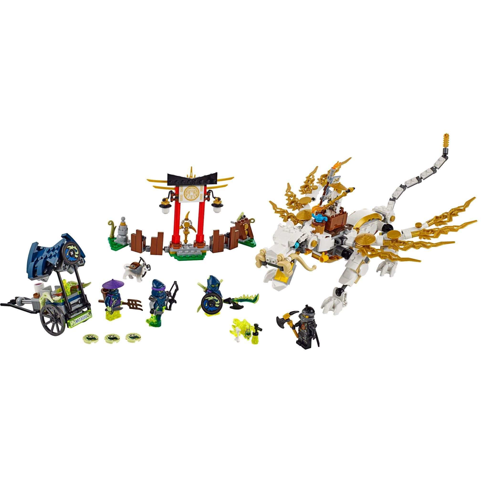  Set de constructie LEGO Ninjago Master Wu Dragon 