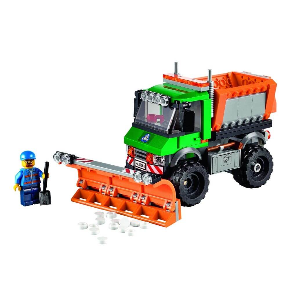  Set de constructie LEGO City - Camion cu plug pentru zapada 