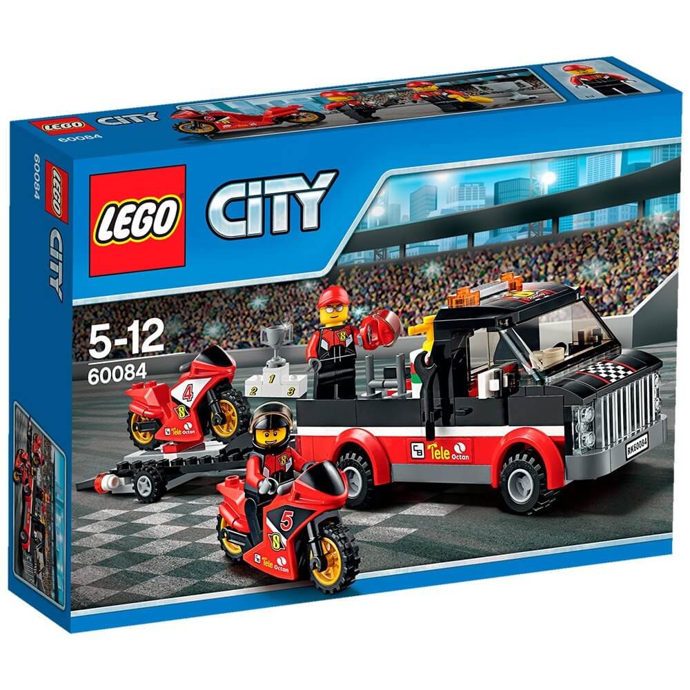  Set de constructie LEGO City Racing Bike Transporter 