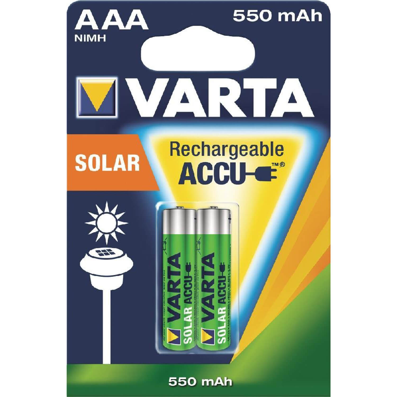  Acumulator Varta NIMH Solar, 550mAh 