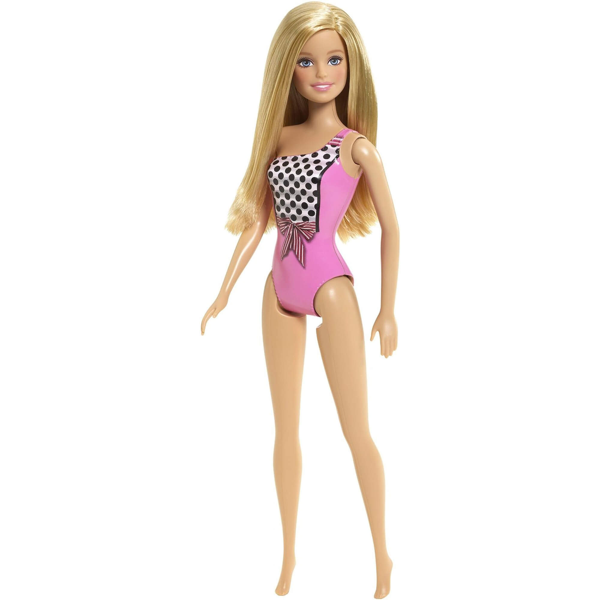  Papusa Mattel Barbie Costumatie De Plaja Roz 