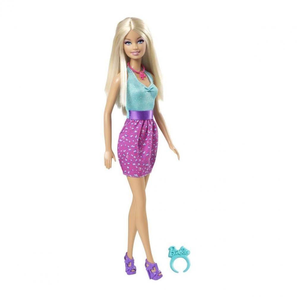  Papusa Mattel Barbie si accesorii inele, Bleu 