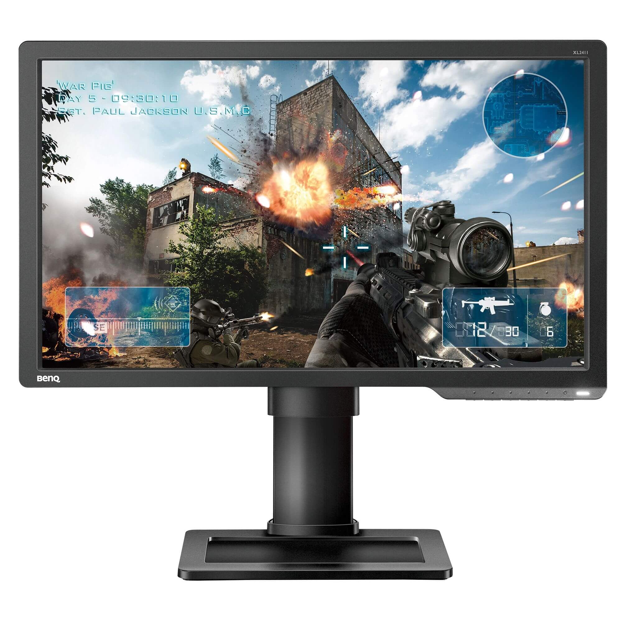  Monitor LED Benq Gaming XL2411, 24 inch, Full HD, Negru 