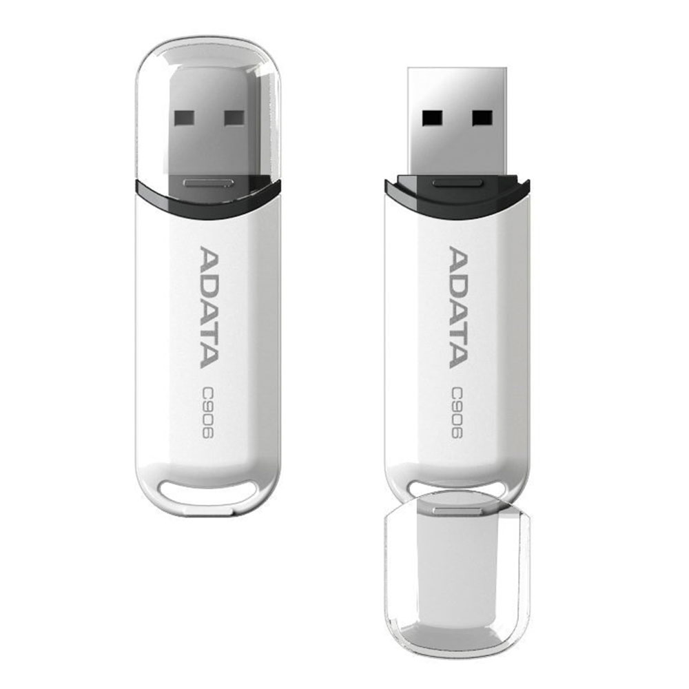 Memorie USB A-DATA AC906-8G-RWH, 8GB, USB 2.0, Alb