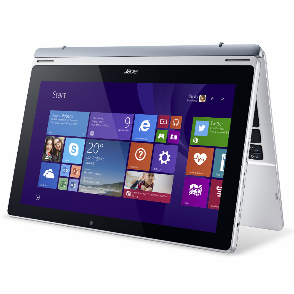  Laptop Acer SW5-111-19D0, Intel Atom Z3745, 2GB DDR3, HDD 500GB + eMMC 64GB, Intel HD Graphics, Windows 8 