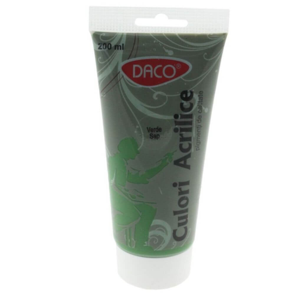 Vopsea Acril DACO Verde Sap, 200 ml