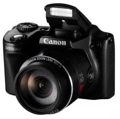  Aparat foto digital Canon PowerShot SX510, 12.1 MP, Negru 