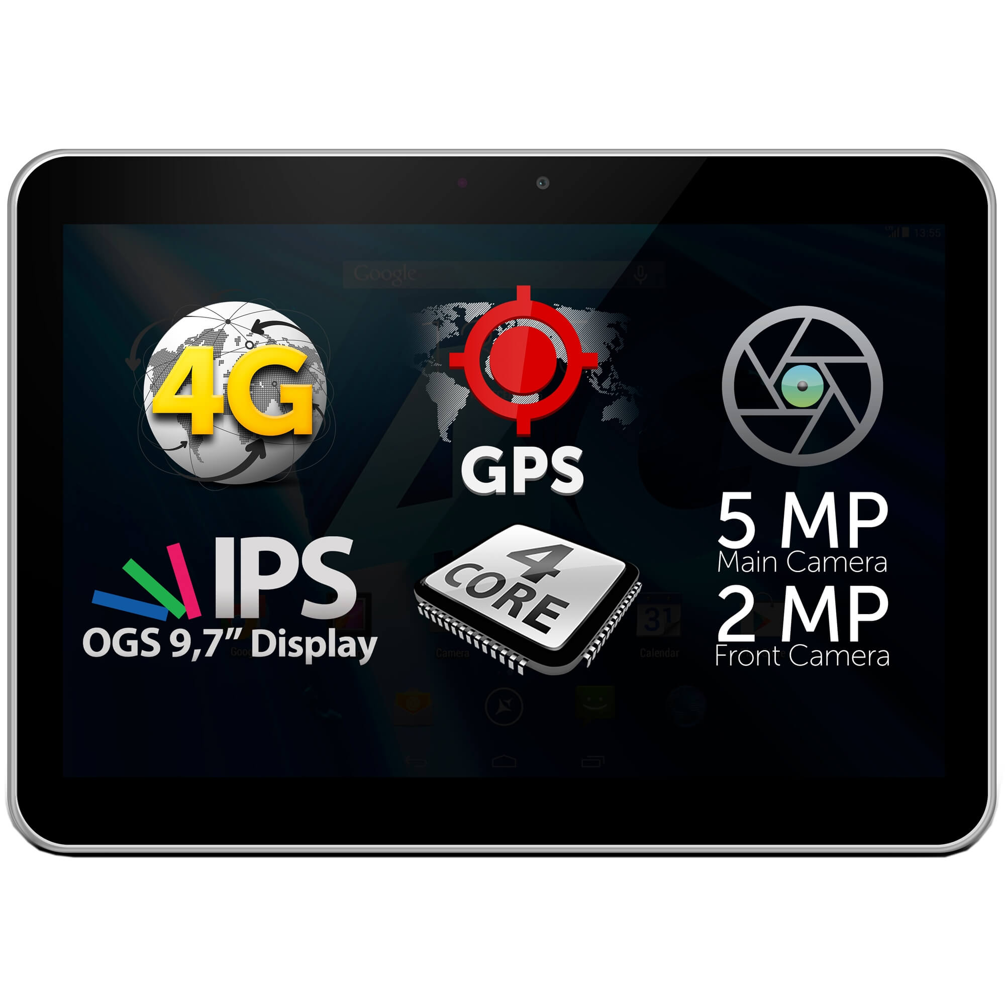  Tableta Allview Viva H10 4G, Quad-Core, 10.1", 8GB, Negru 