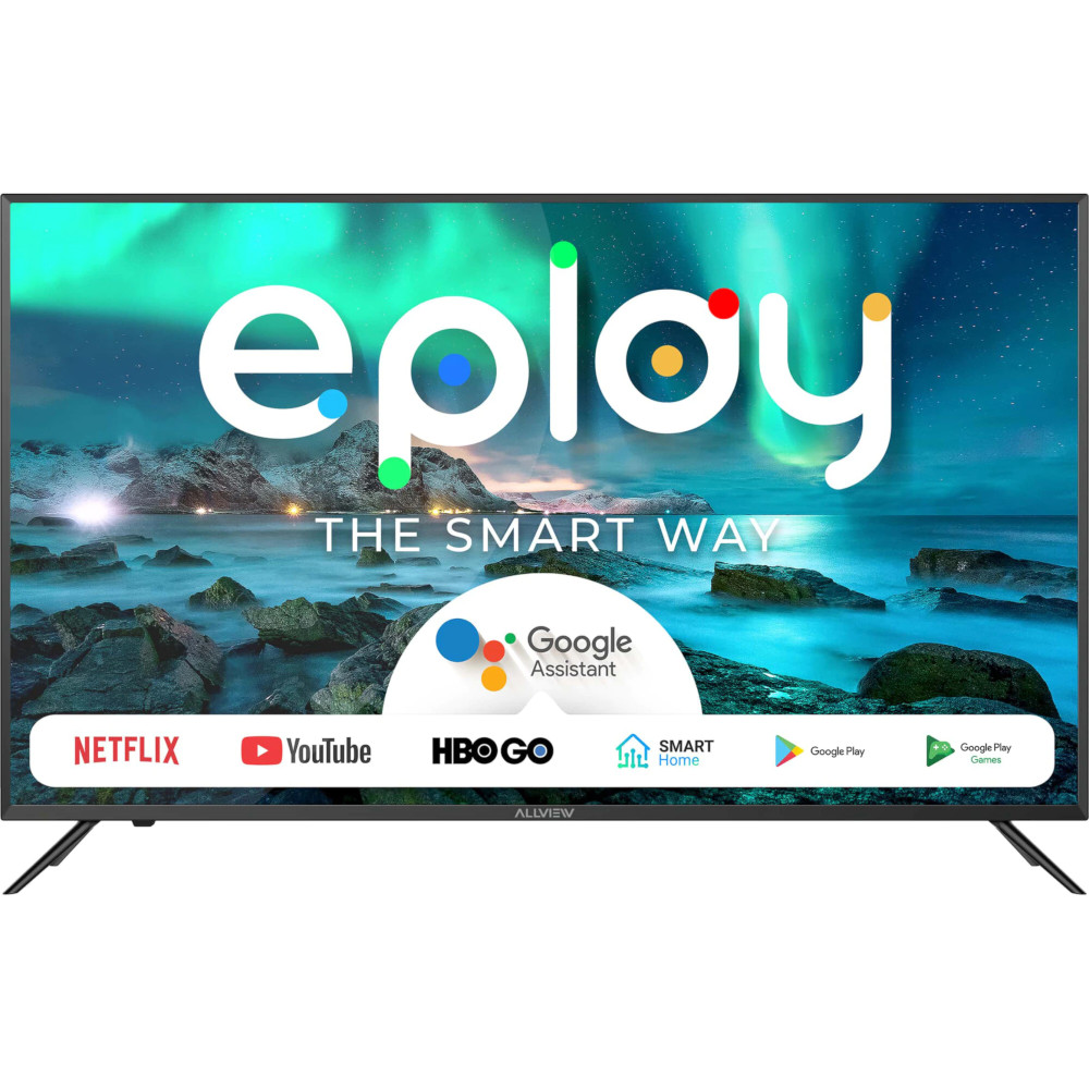 Televizor Smart Led, Allview 50eplay6000-u, 125 Cm, Ultra Hd 4k, Android, Clasa G