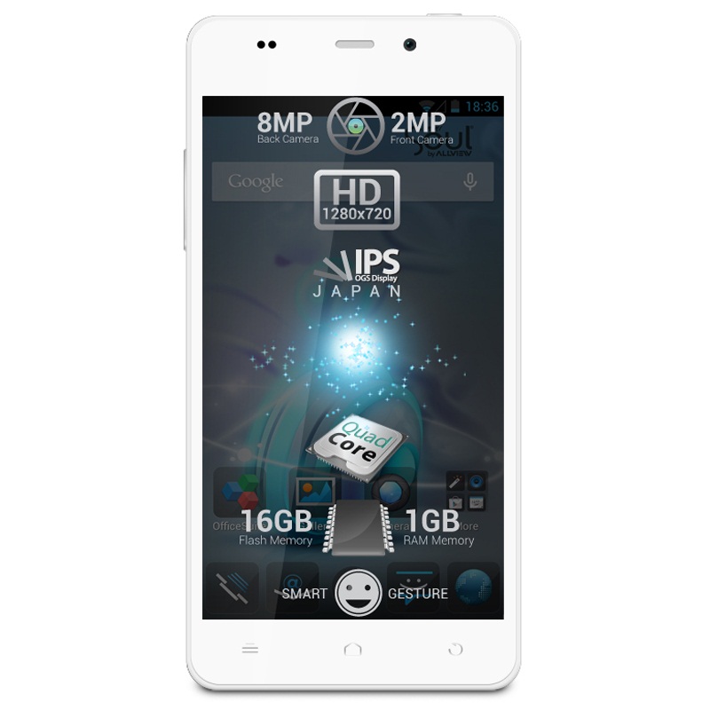  Telefon mobil Allview X1 Soul Mini, 16GB, Alb 