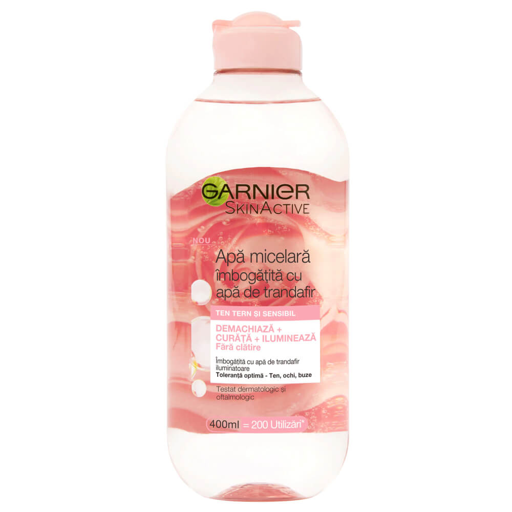 Apa Micelara cu Apa de Trandafir Garnier Skin Active, 400 ml