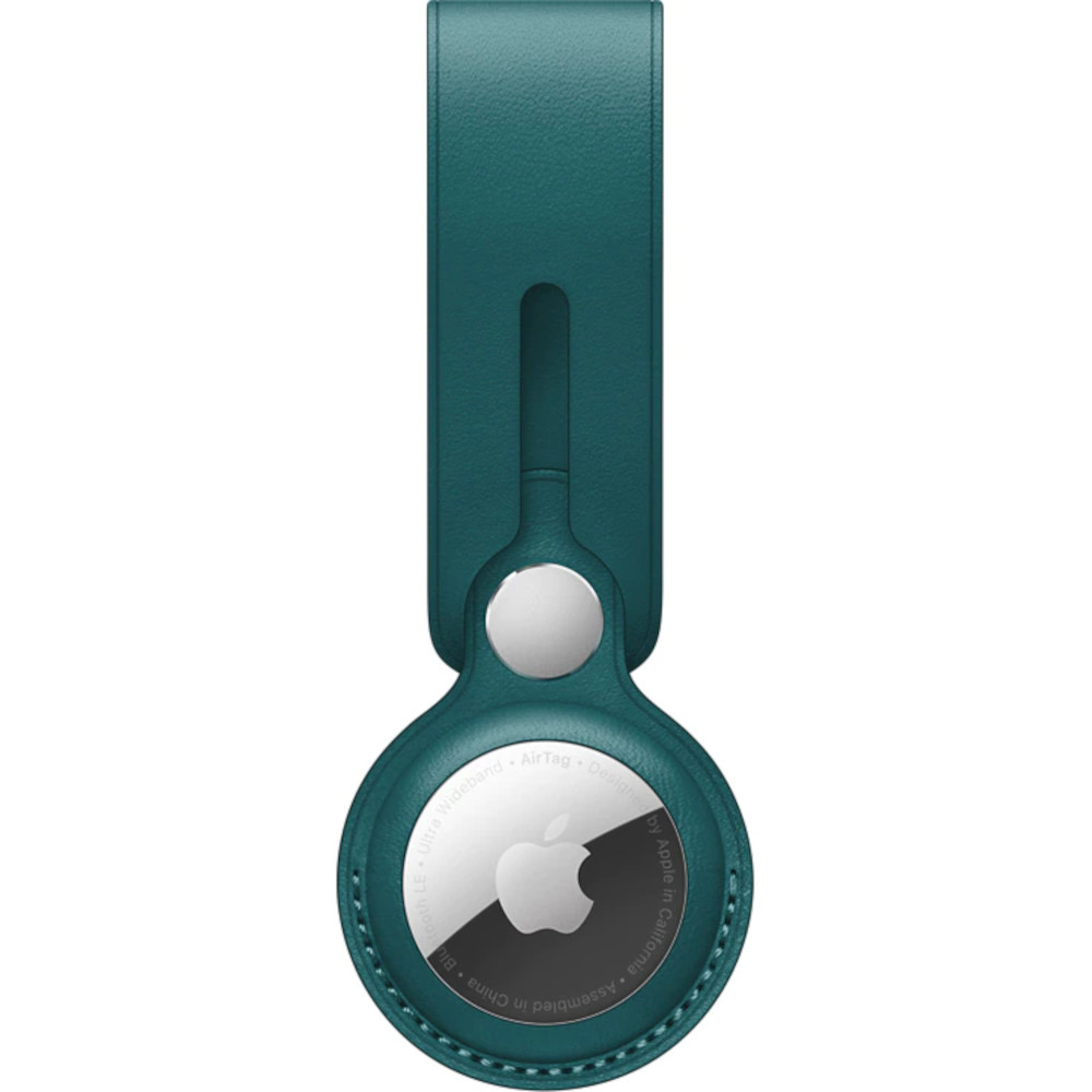  Apple AirTag Leather Loop, Forest Green 