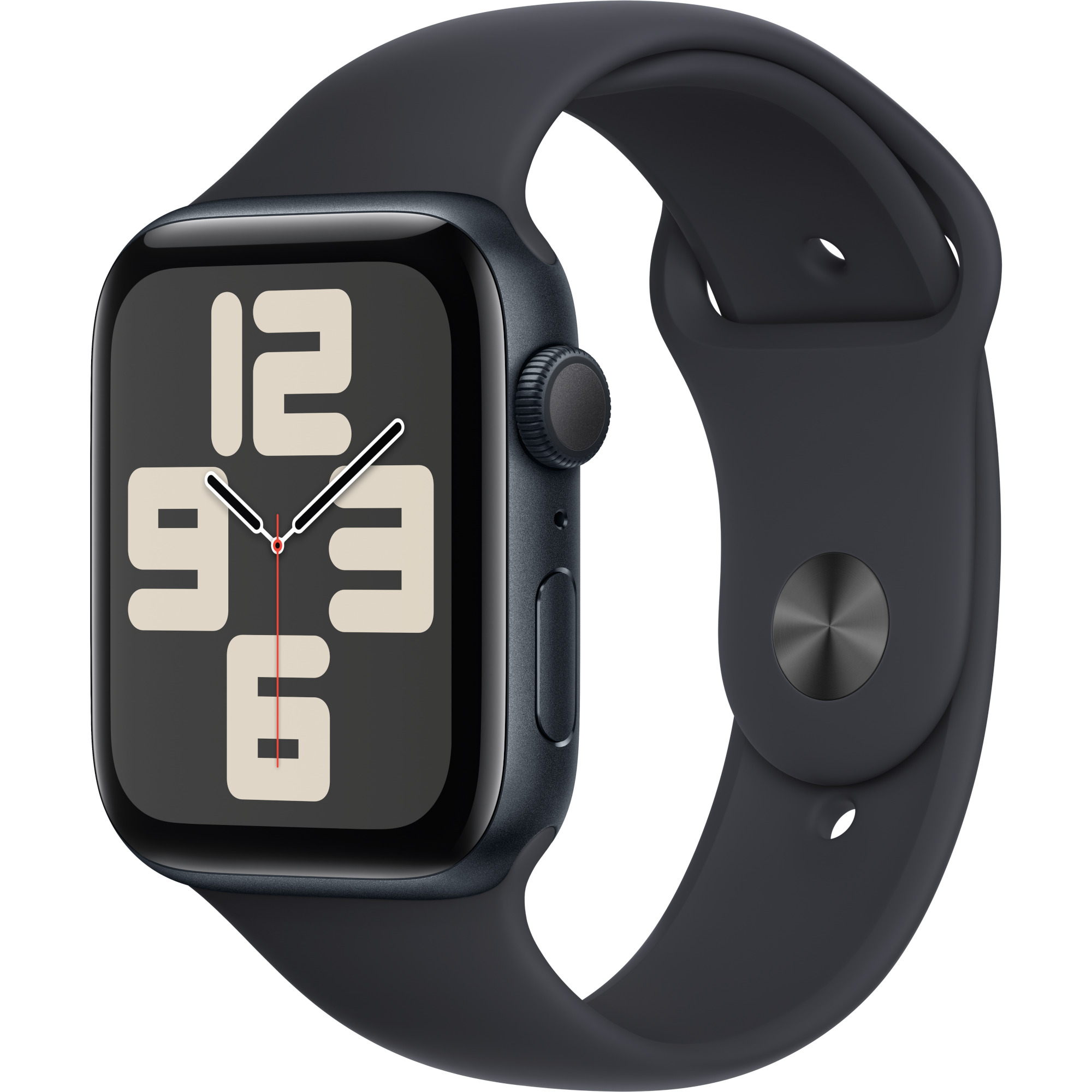 Apple Watch Se2 2023, Gps, 44 Mm, Midnight Sport Band, Midnight Aluminium Case, M/l