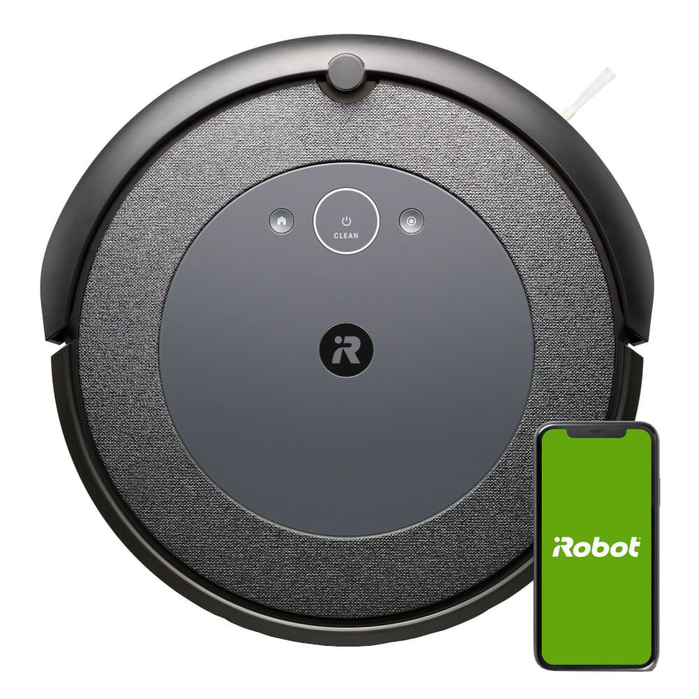  Aspirator robot iRobot Roomba I3 DARK 3154, Wi-Fi, 29kWh/an, 1800 mAh, Multi suprafete, Li-ion, Senzor anti-cadere, Tehnologia Dirt Detect, Autonomie 75 min, Gri inchis 