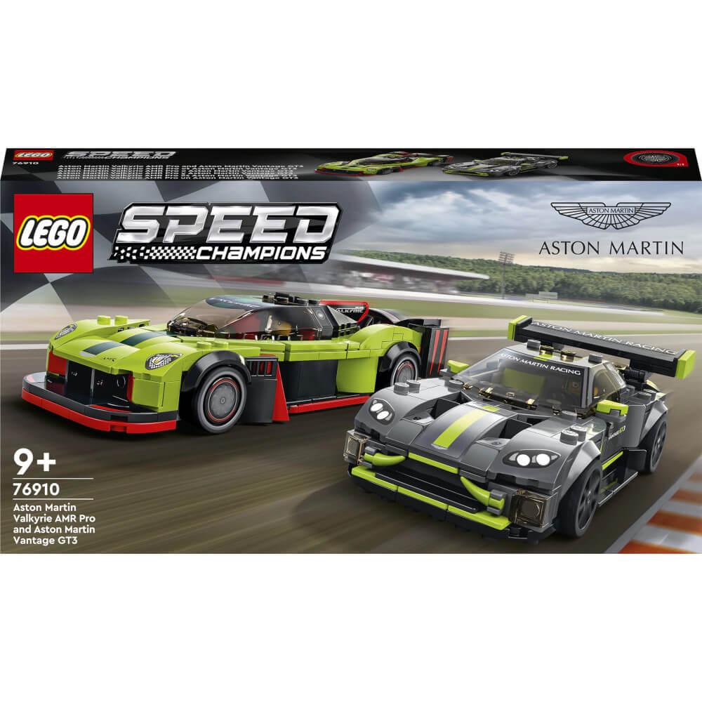  LEGO&#174; Speed Champions - Aston Martin Valkyrie AMR Pro si Aston Martin Vantage GT3 76910, 592 piese 