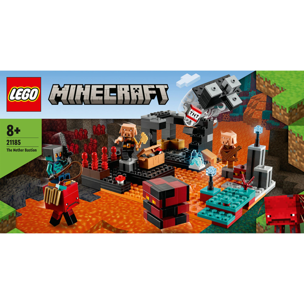  LEGO&#174; Minecraft&#174; - Bastionul din Nether 21185, 300 piese 