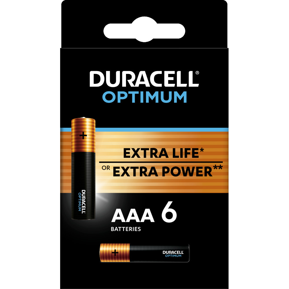 Baterie Duracell Optimum AAAK6