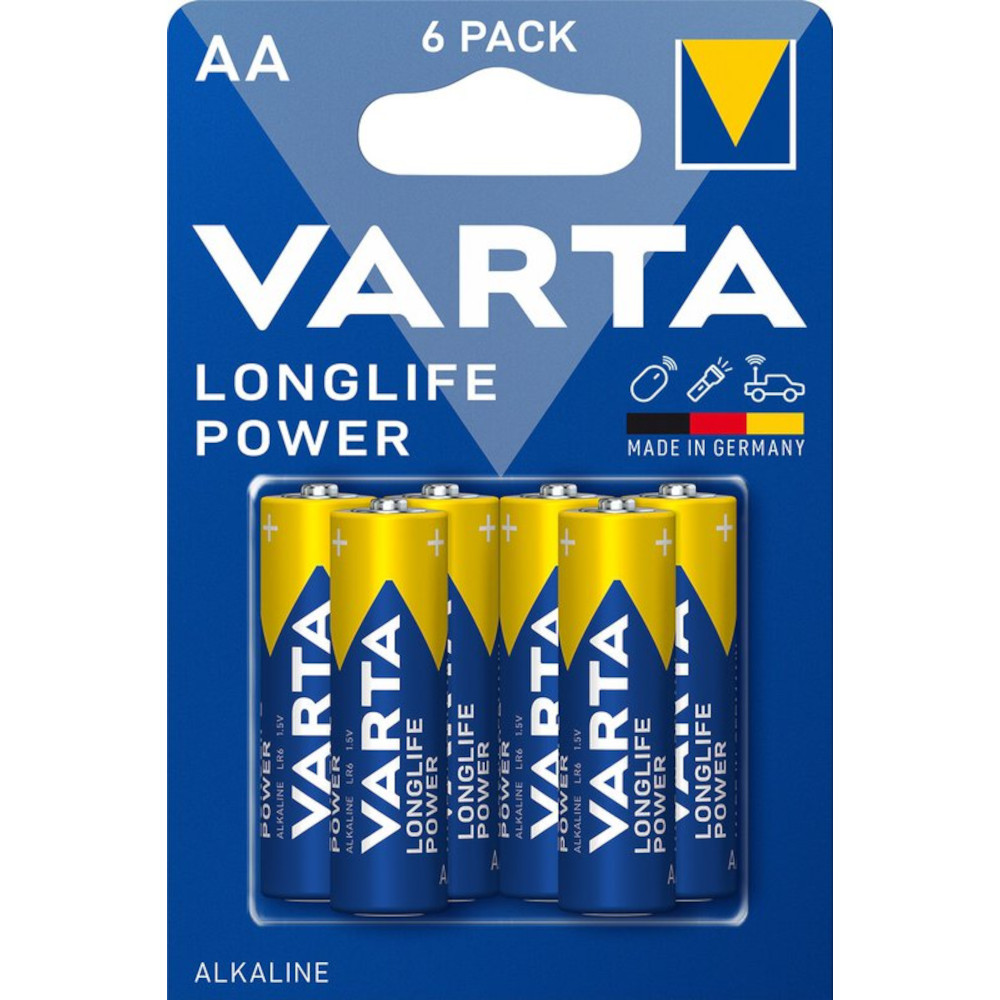  Baterie Varta Longlife Power AA blister, 6 buc 