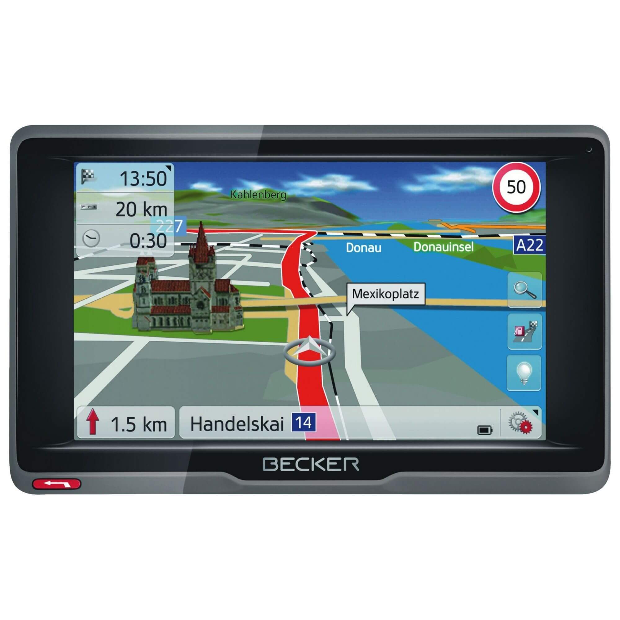  Navigatie GPS Becker Ready 5, Full Europe, Update gratuit al hartilor pe viata 