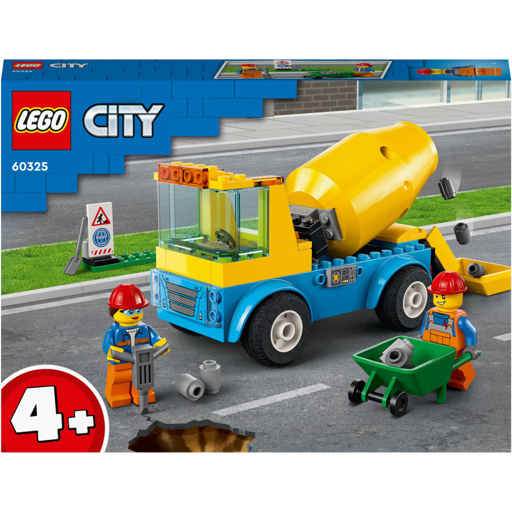  LEGO&#174; City - Betoniera 60325, 85 piese 