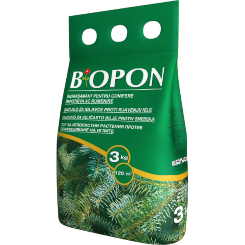 Biopon Ingrasamant Conifere Anti-Ingalbenire Ace 3 kg