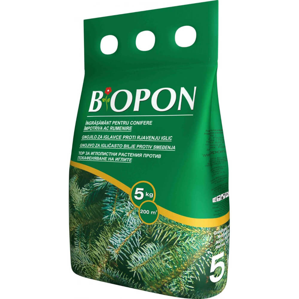  Biopon Ingrasamant Conifere Anti-Ingalbenire Ace 5 kg 