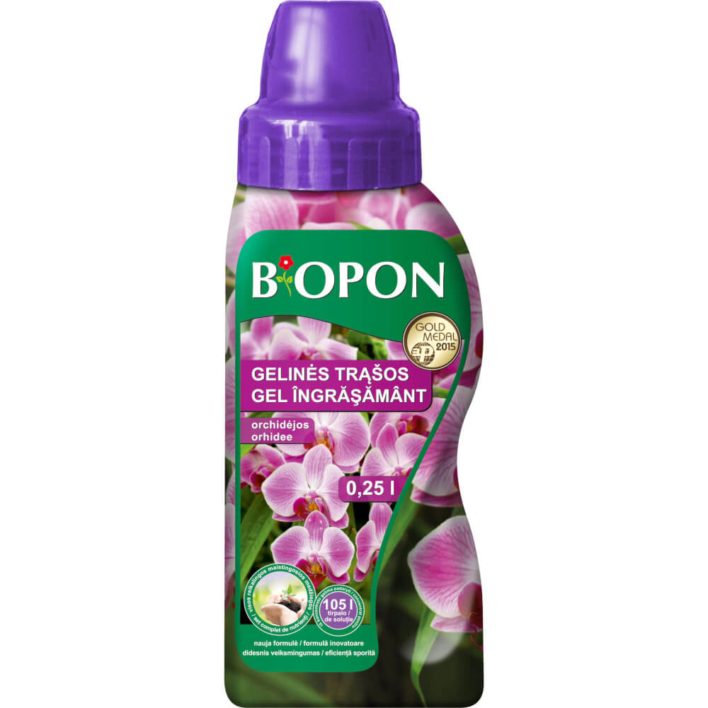 Biopon Ingrasamant Gel Orhidee 0.25 l