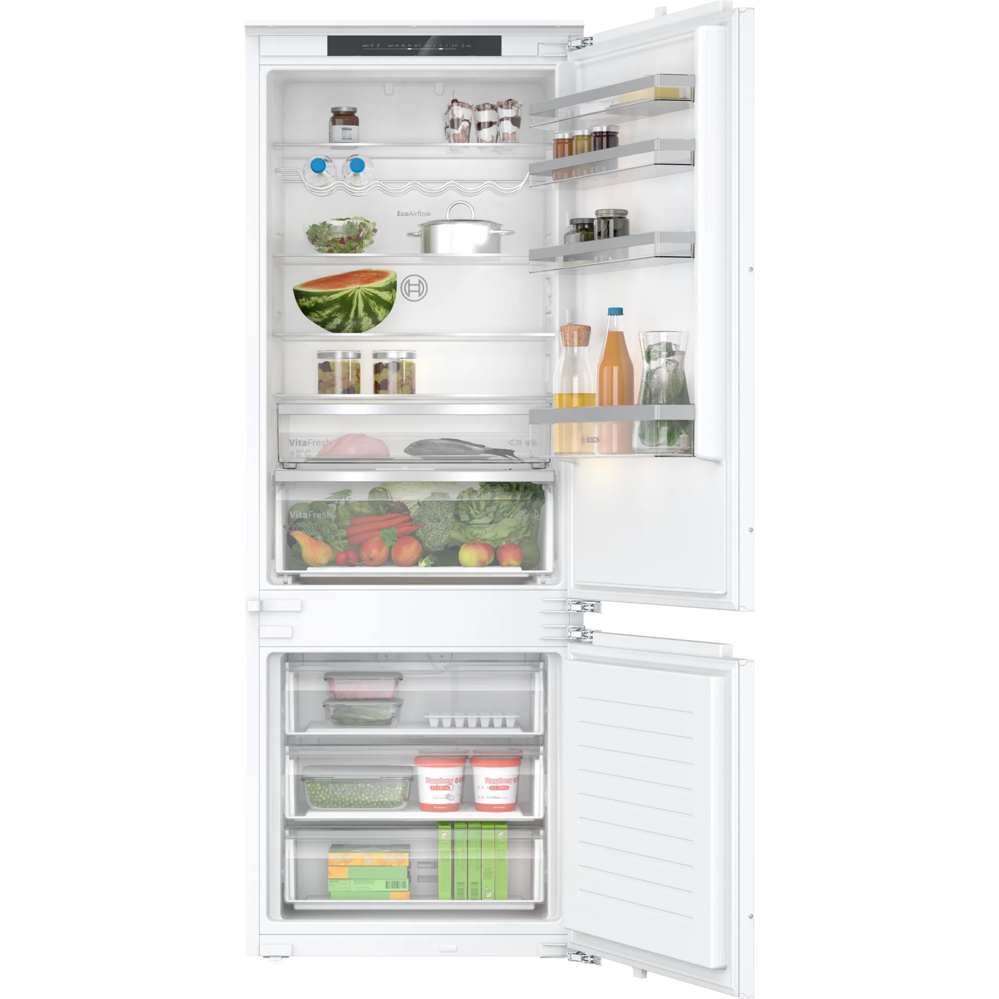 Combina frigorifica incorporabila Bosch KBN96VFE0, No Frost, Iluminare LED, Home Connect, Clasa E
