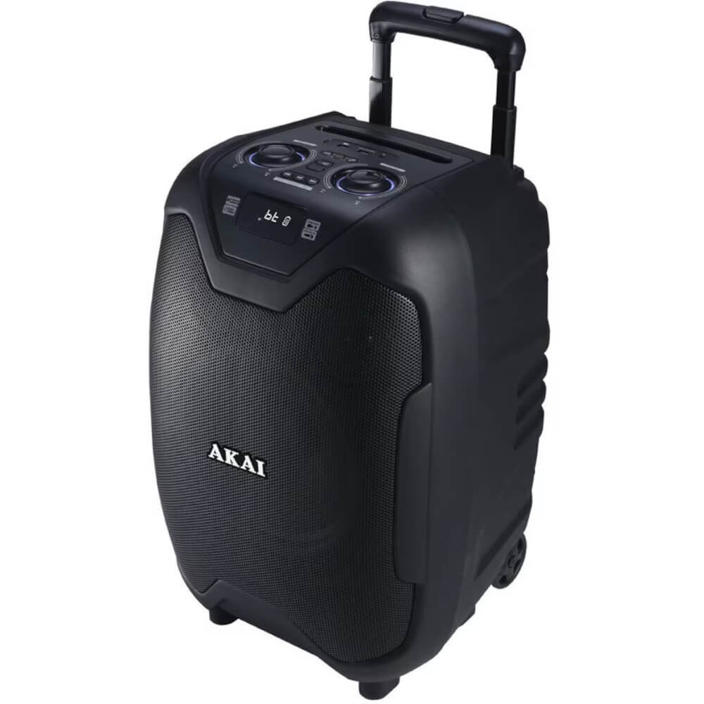 Boxa portabila Akai ABTS-X10 Plus, Bluetooth, Microfon inclus, 50W, Negru
