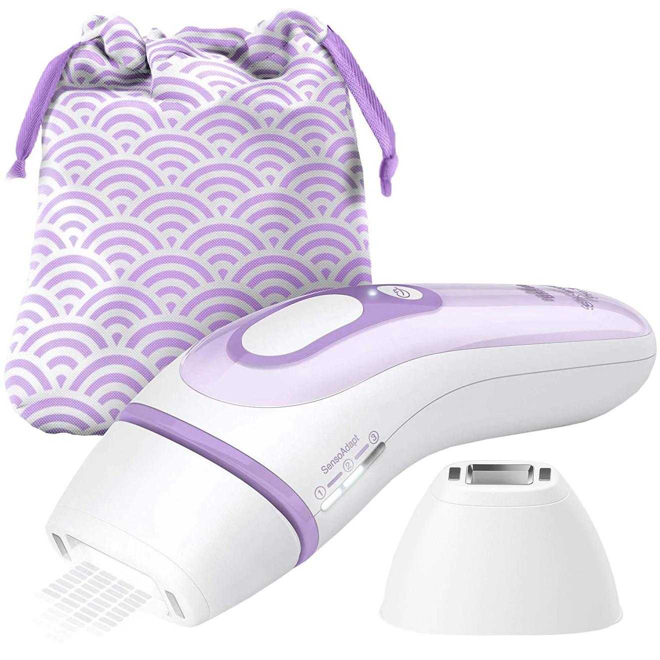  Epilator IPL Braun Silk-expert Pro 3 PL3132, 300.000 impulsuri, Alb/Mov 