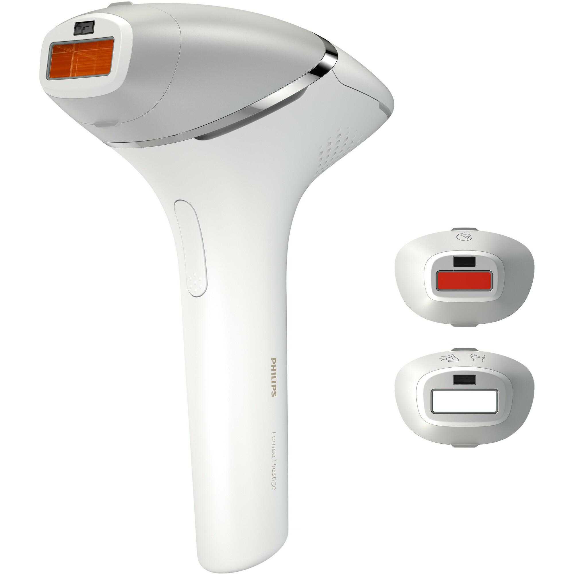  Epilator IPL Philips Lumea Prestige BRI953/00, 250.000 impusuri, Alb/Gri 