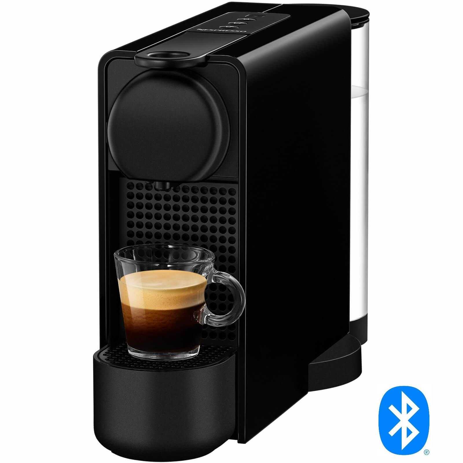  Espressor Nespresso Essenza Plus C45, 1260 W, 1 L, 19 bar, Bluetooth connected, Negru 