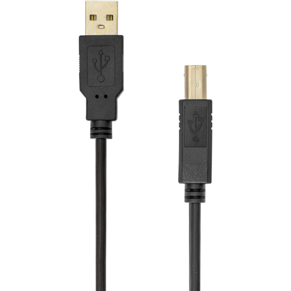 Cablu audio SBOX CAB00068, USB A Male - USB B Male, 2 m, Negru