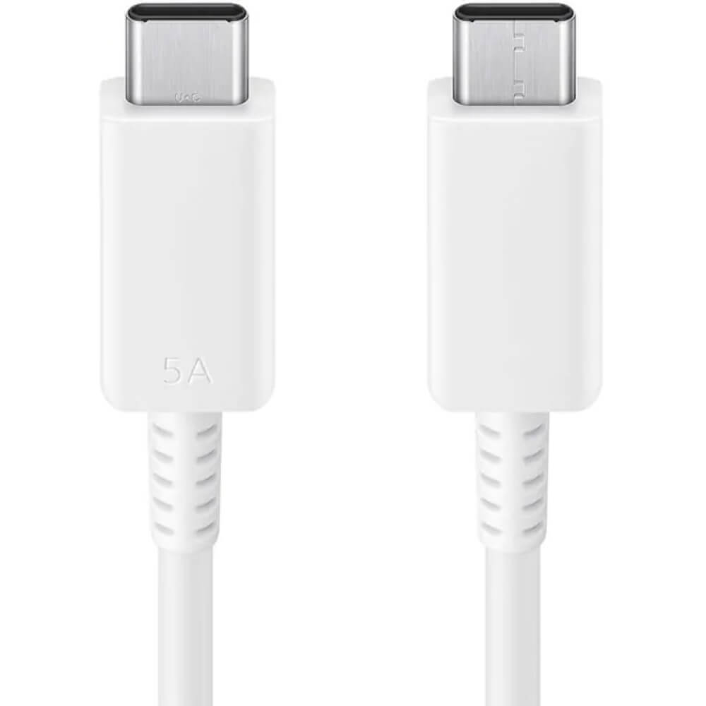 Cablu date Samsung EP-DX310JWEGEU, USB-C la USB-C, 1.8m, Alb