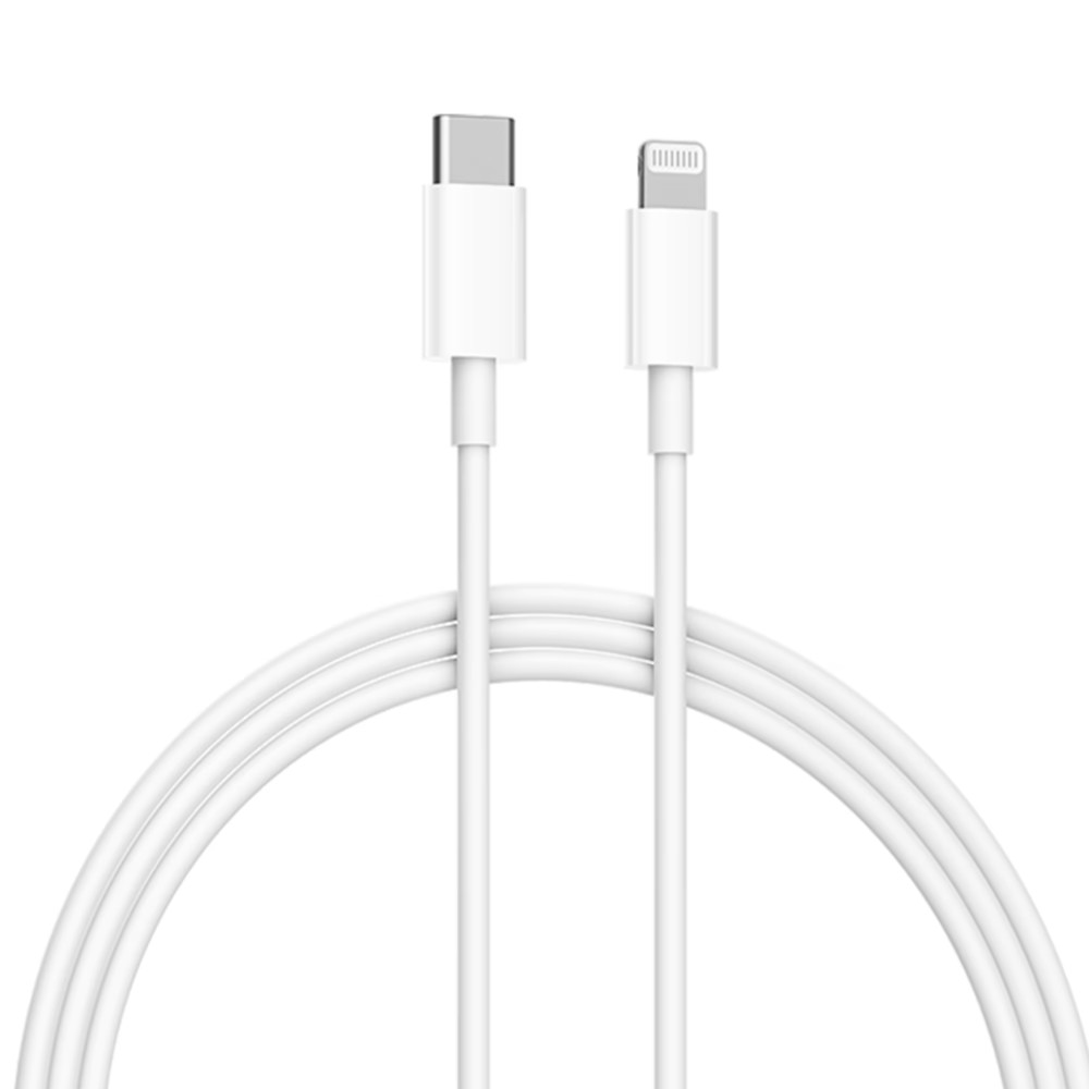  Cablu date Xiaomi BHR4421GL, USB-C la Lightning, 1m, Alb 