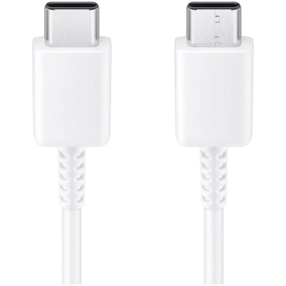Cablu de date Samsung EP-DA705BWEGWW, USB Type C to USB Type C, 1 m, Alb