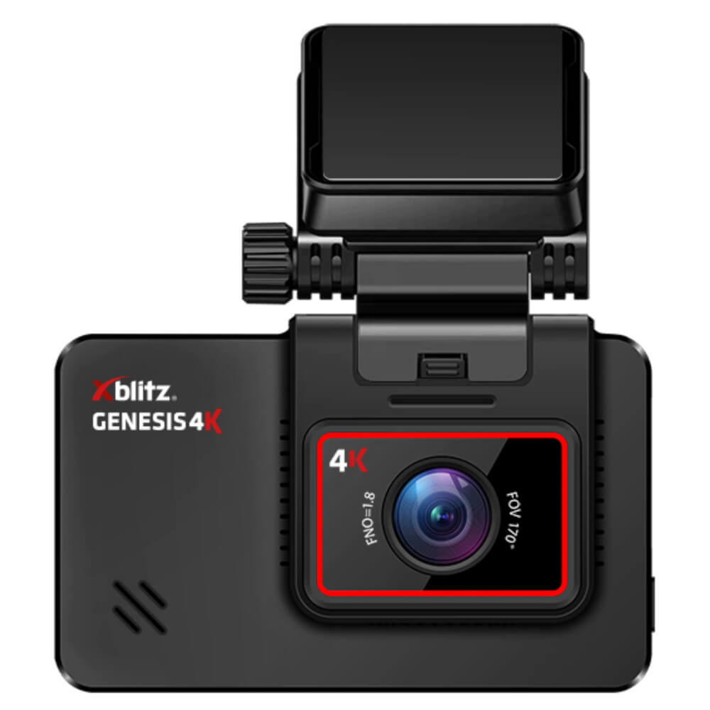 Camera auto DVR Xblitz Genesis 4K, Ultra HD 4K, Senzor G, GPS, Negru