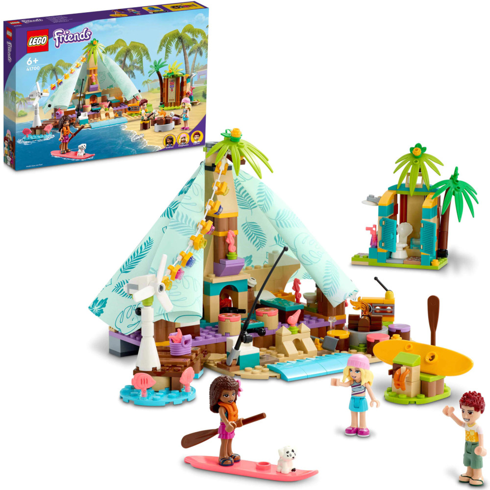  LEGO&#174; Friends - Camping luxos pe plaja 41700, 380 piese 