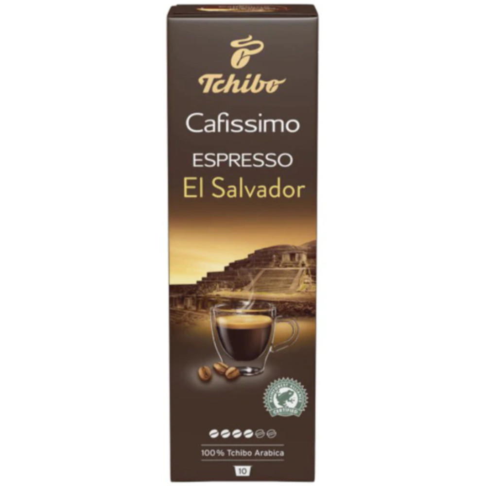  Capsule Tchibo Origini Espresso El Salvador, 10 capsule, 70 gr 