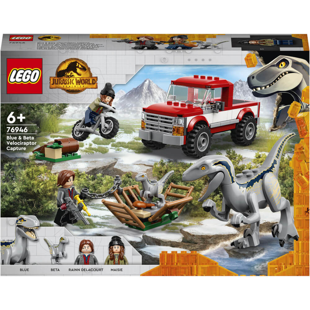  LEGO&#174; Jurassic World - Capturarea Velociraptorilor Blue si Beta 76946, 181 piese 