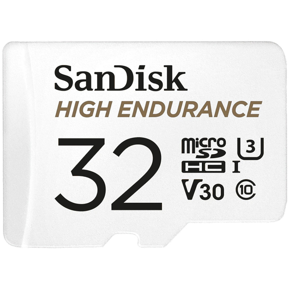 Card de memorie SanDisk microSDXC, 32GB + SD Adaptor High Endurance 100/40MB/s