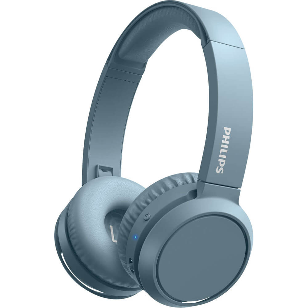 Casti wireless On-Ear Philips TAH4205BL/00, Bluetooth, Autonomie 29h, Albastru