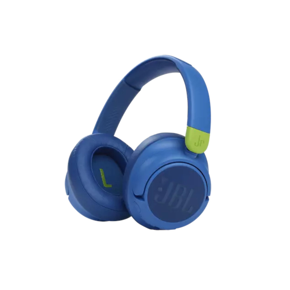  Casti audio Over-Ear pentru copii JBL JR460NC, Bluetooth, Noice Cancelling, Microfon, Albastru 