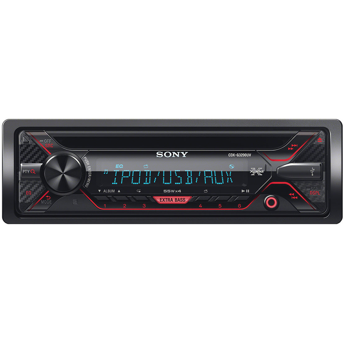 Radio CD auto Sony CDX-G3200UV, 4 x 55 W, USB, AUX