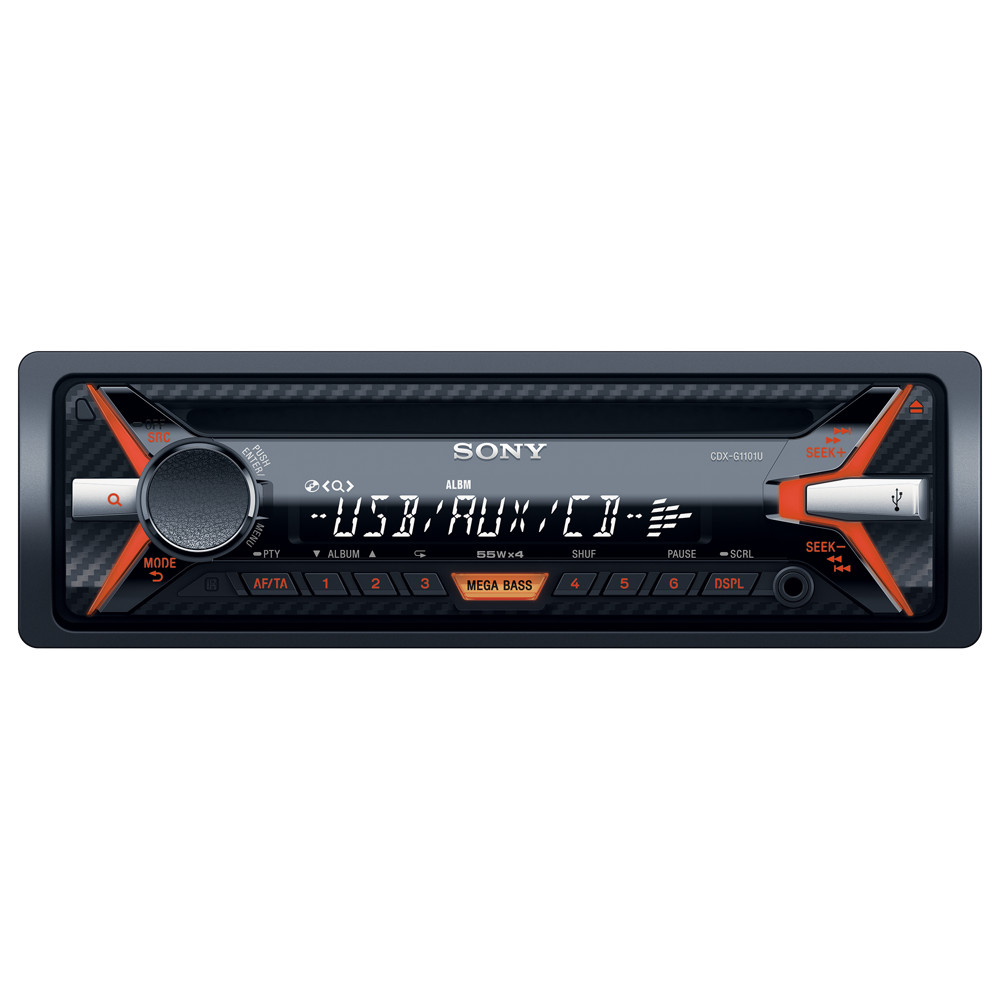 Radio CD auto Sony CDXG1100U, 4x55 W, USB, AUX